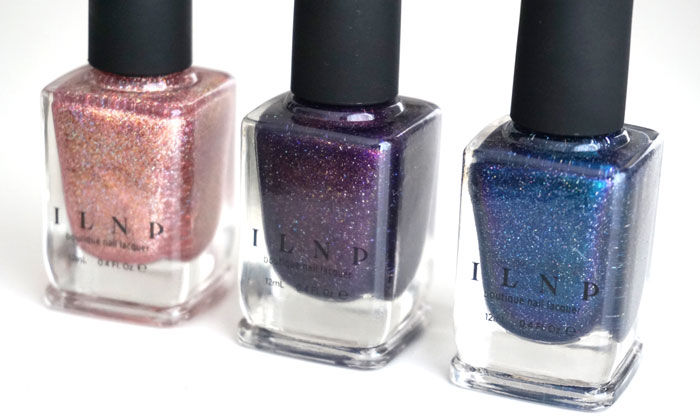 Showing 3 nail polish bottles from the ILNP summer 2016 collection