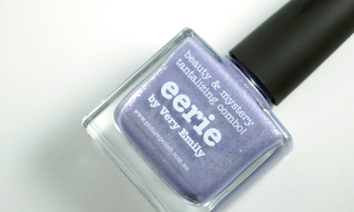 bottle of picture polish eerie, a collaboration shade with very emily
