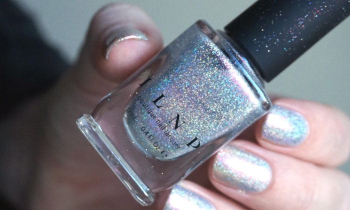 picture of the bottle of ILNP rosewater, one of the color kissed holographics