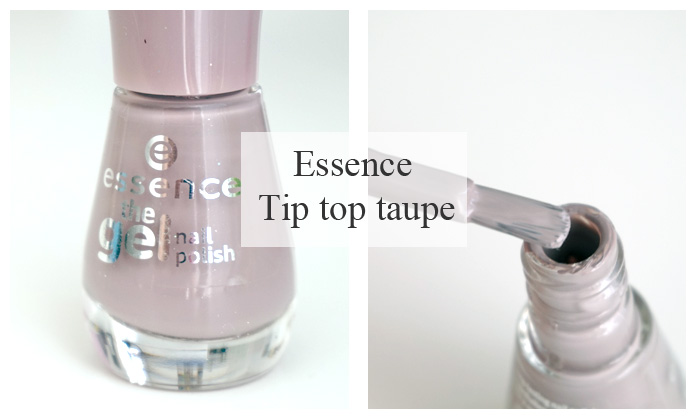 Essence tip top taupe bottle and brush