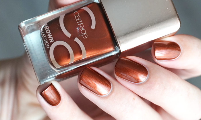 swatch of Catrice goddess of bronze from the new Catrice update