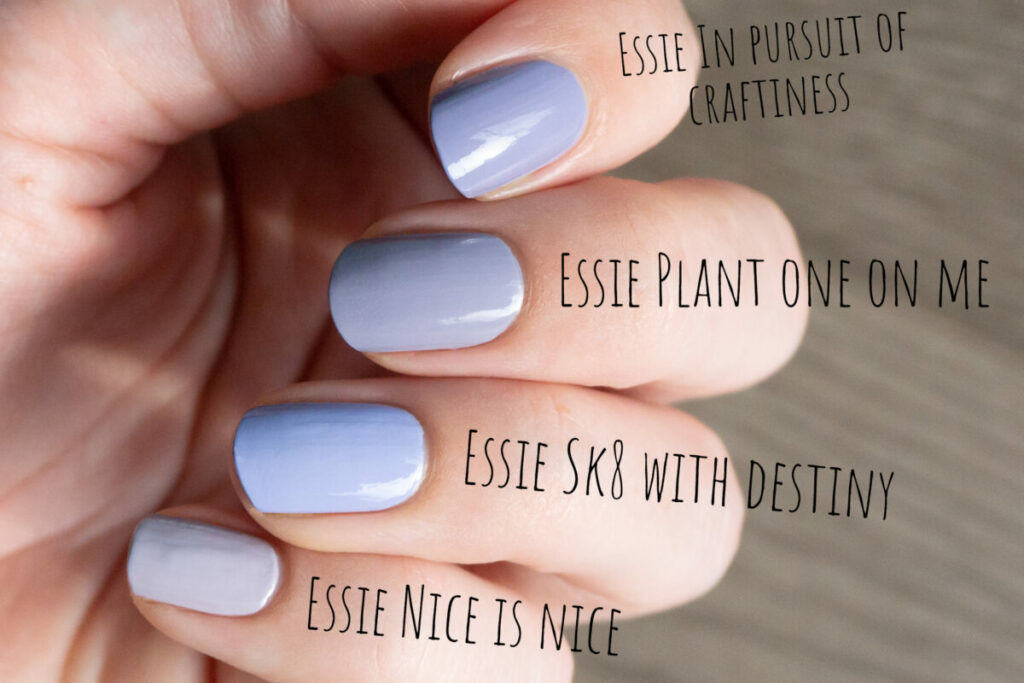 of Swatches in Beleaf yourself 2021/2022) Nails (Fall Essie - Noae