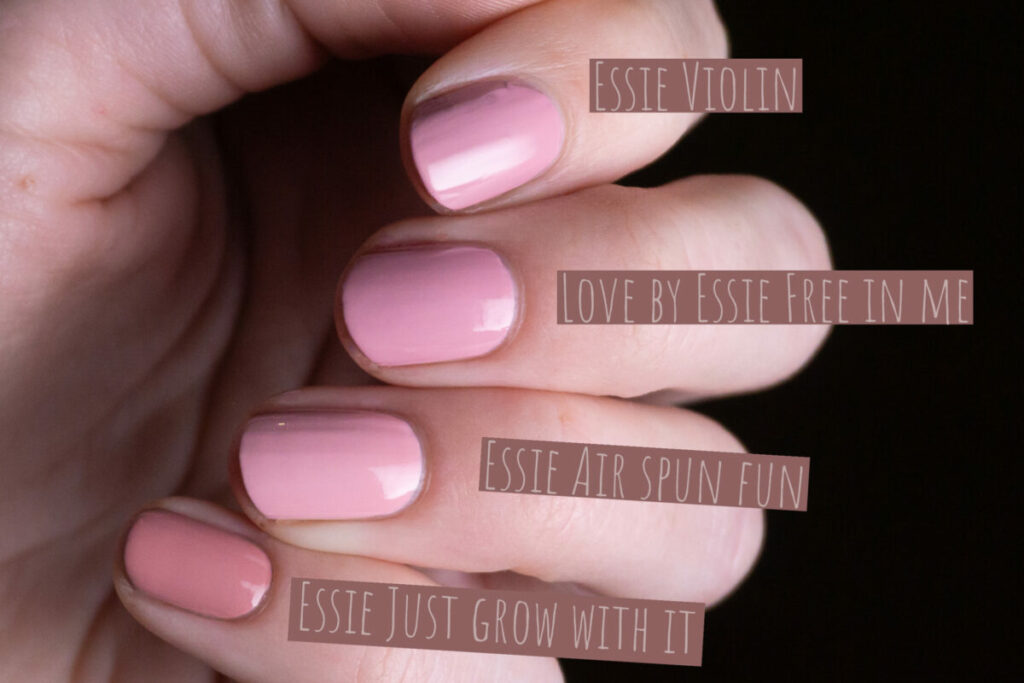 Love Nails - Swatch Essie of in and Free by me Noae review